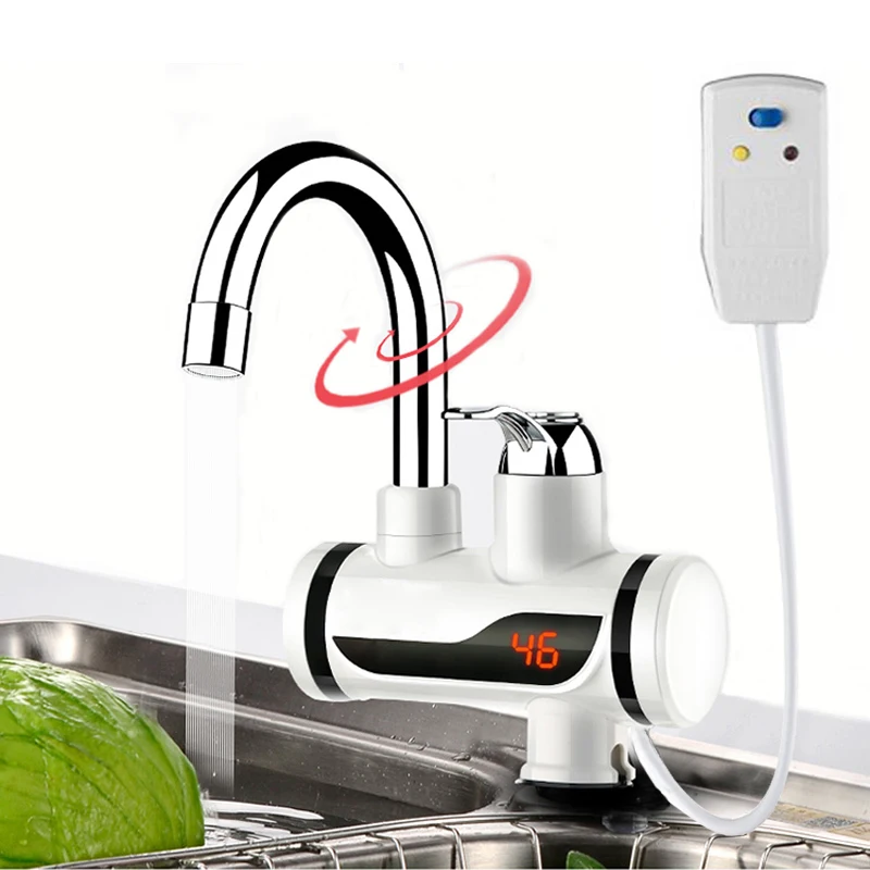 Electric Water Heater Tap Instant Hot Water Faucet Heater Cold Heating Faucet Tankless Instantaneous Water Heater Kitchen
Electric Water Heater Tap Instant Hot Water Faucet Heater Cold Heating Faucet Tankless Instantaneous Water Heater Kitchen