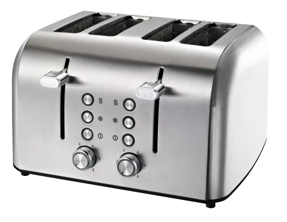 New design electrical stainless steel toaster 4 slices kitchen appliance toasting machine high quality
New design electrical stainless steel toaster 4 slices kitchen appliance toasting machine high quality