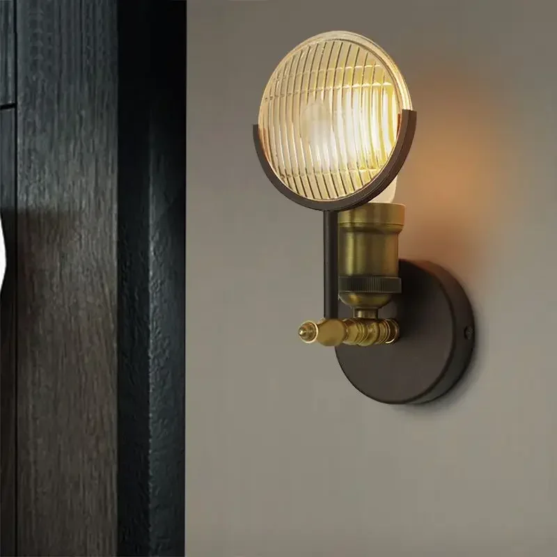 Living room American personality creative retro industrial style bedroom corridor porch bedside restaurant led wall lamp
Living room American personality creative retro industrial style bedroom corridor porch bedside restaurant led wall lamp