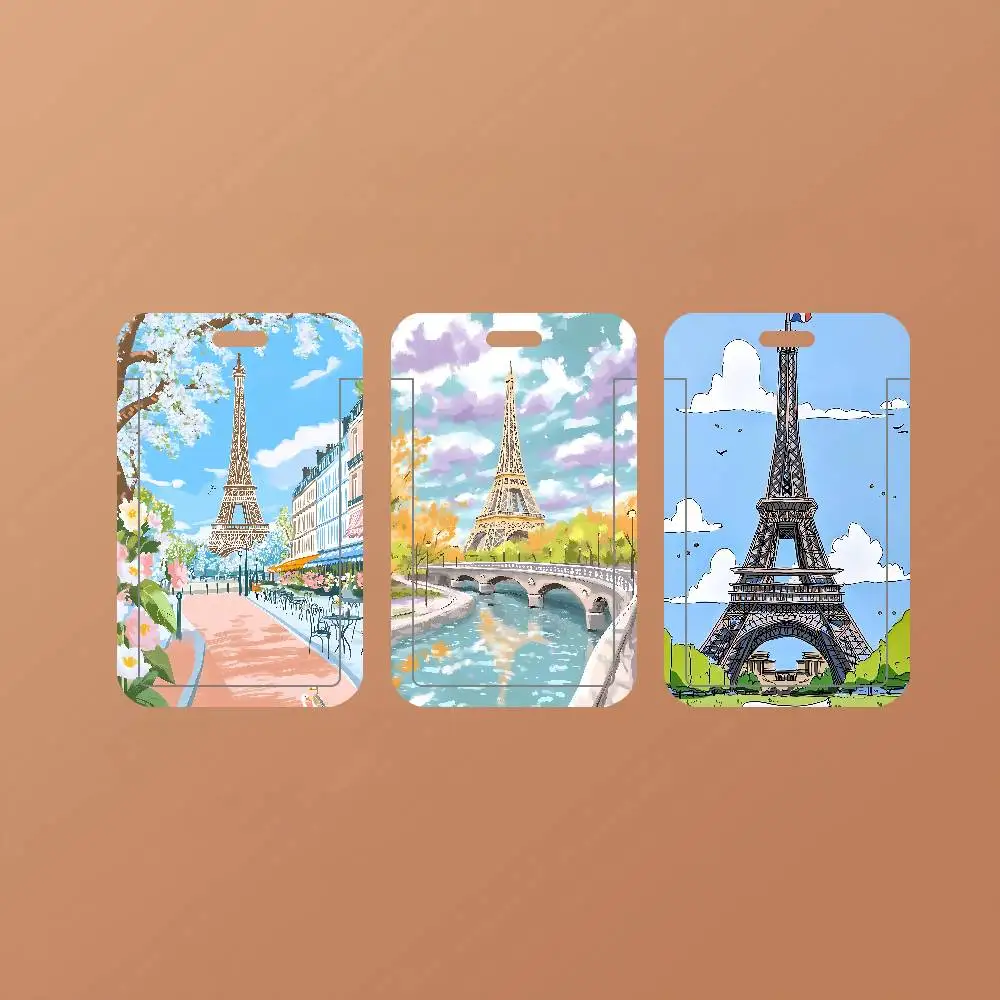 Paris Series Clear ID Card Holder Lanyard Neck Strap Badge Case Door Credit Card Protector Daily Gift
Paris Series Clear ID Card Holder Lanyard Neck Strap Badge Case Door Credit Card Protector Daily Gift