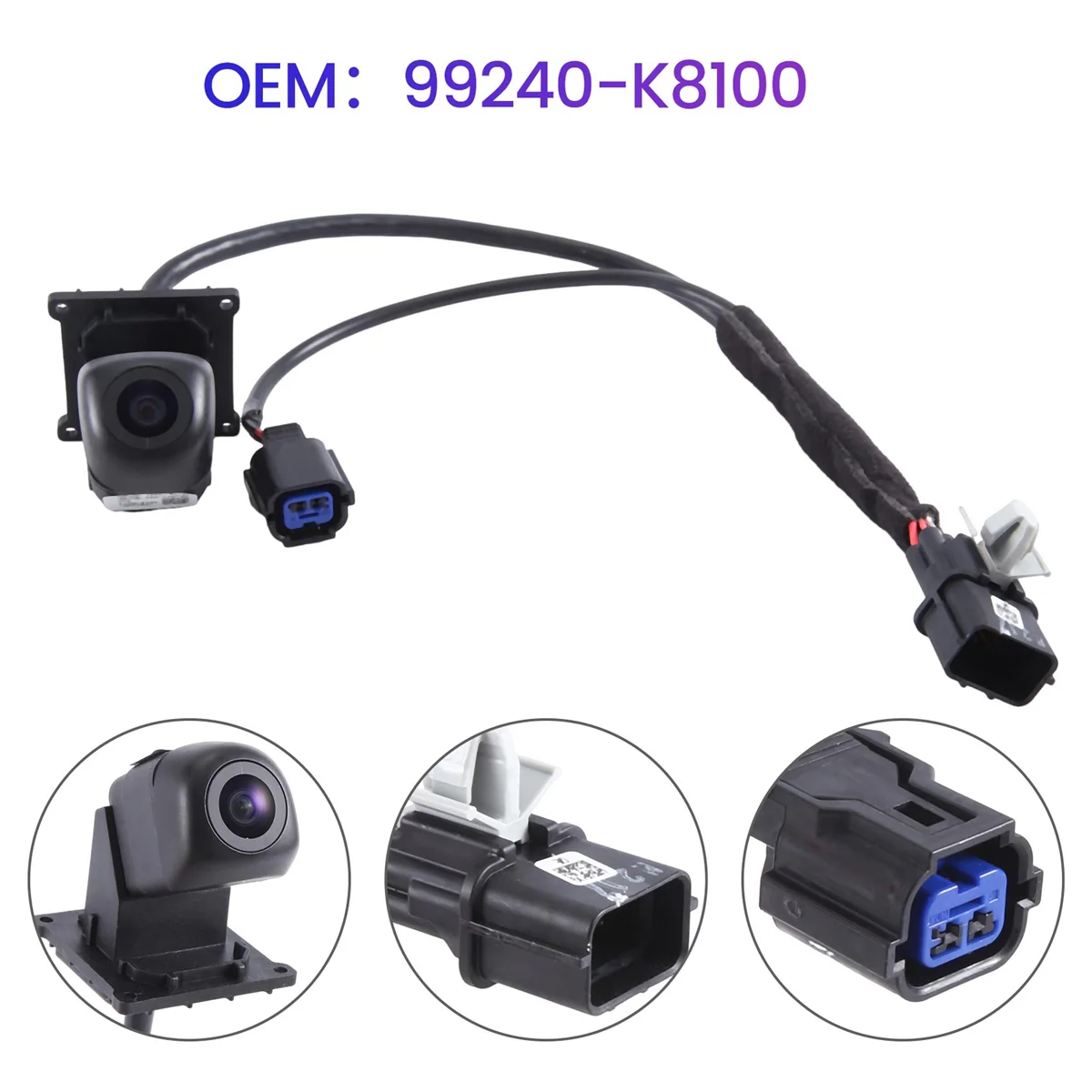 99240-K8100 Car Rear Back View Camera Parking Assist Camera for Kia KX1 2018-2021 99240K8100
99240-K8100 Car Rear Back View Camera Parking Assist Camera for Kia KX1 2018-2021 99240K8100