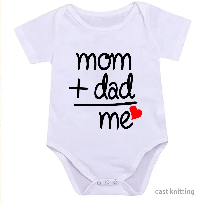 Summer Funny Dad+Mom Letter Print Rompers Infant Clothes Baby Clothes Newborn Cotton white Boy Girls Jumpsuit Clothing Outfits
Summer Funny Dad+Mom Letter Print Rompers Infant Clothes Baby Clothes Newborn Cotton white Boy Girls Jumpsuit Clothing Outfits