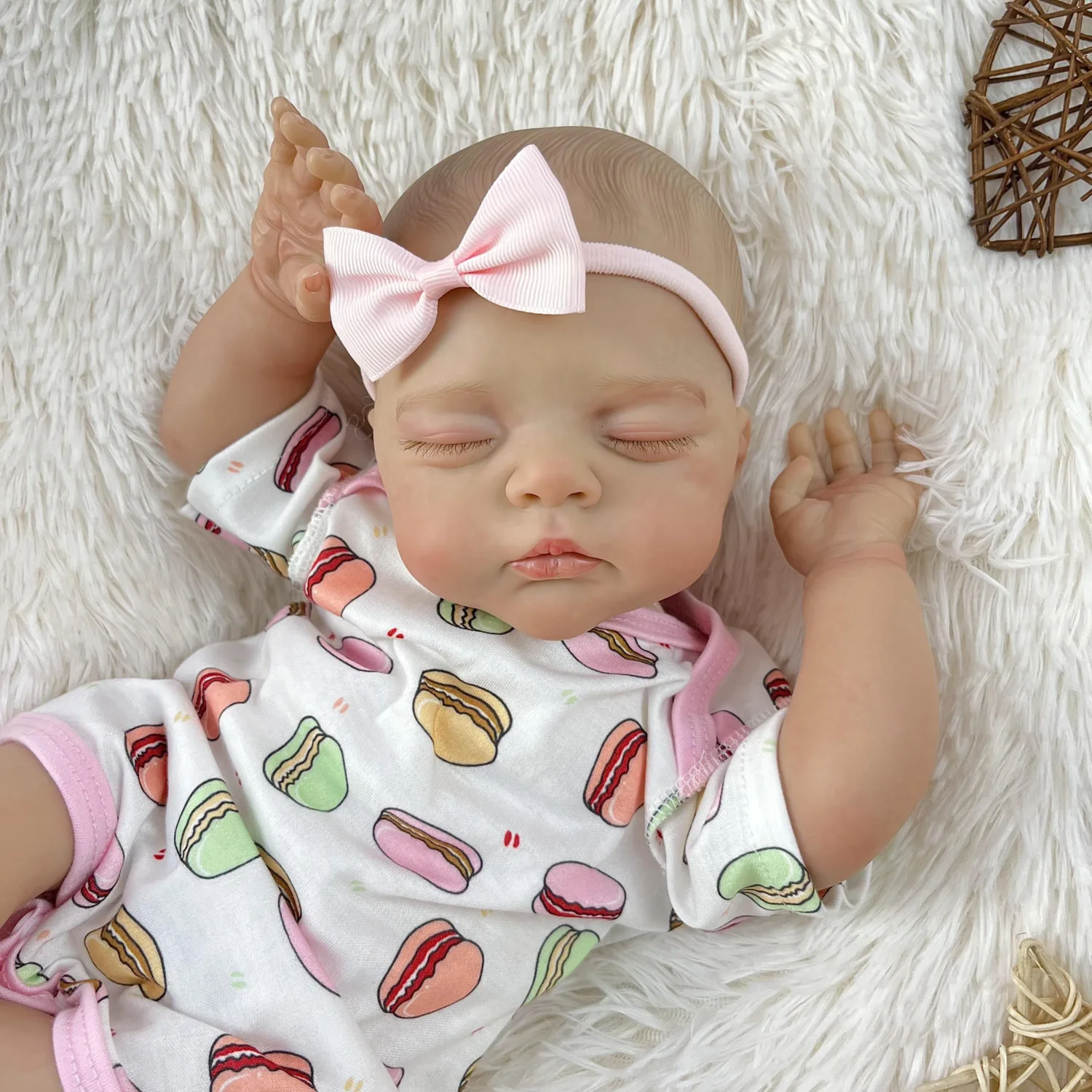 BZDOLL 48 CM 19inch Asleep Reborn Baby Dolls with Cloth Body Real Look 3D-Skin Doll Realistic Fashion Birthday Gift
BZDOLL 48 CM 19inch Asleep Reborn Baby Dolls with Cloth Body Real Look 3D-Skin Doll Realistic Fashion Birthday Gift