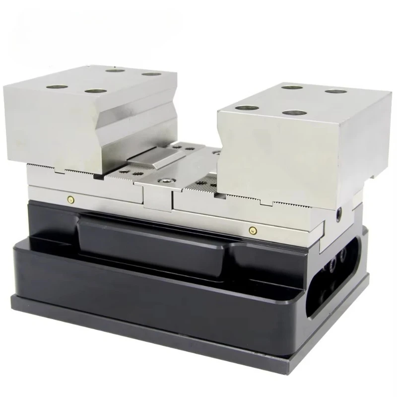 KSP-100+YZ-100 Cnc Self-centering Vice Precision air Pneumatic Vise Workholding with Serrated Steel Hard Jaws
KSP-100+YZ-100 Cnc Self-centering Vice Precision air Pneumatic Vise Workholding with Serrated Steel Hard Jaws