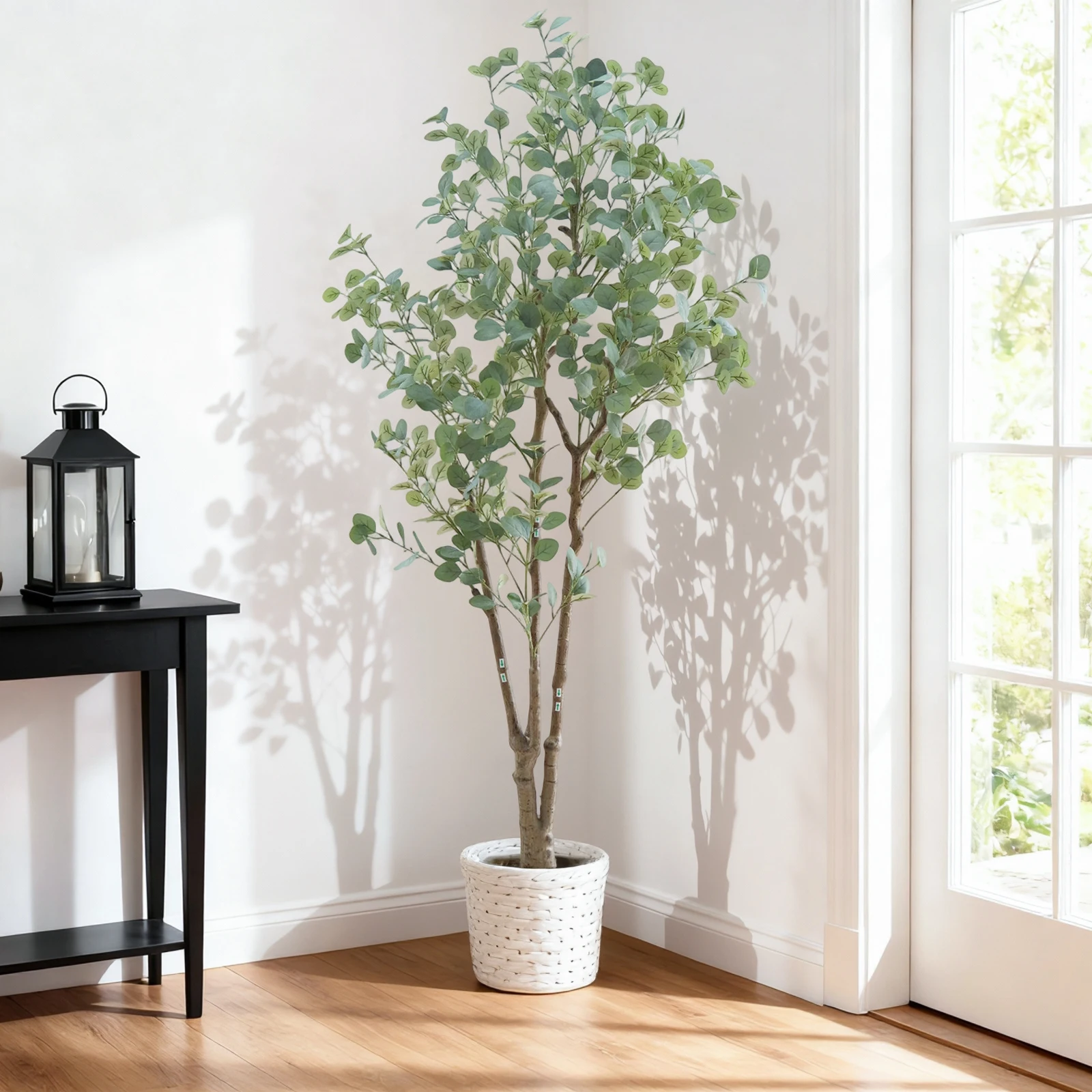 180 210cm Lifelike Artificial Eucalyptus Tree Faux Plant Fake Potted Tree for Home Office Indoor Outdoor Holiday Party Decor
180 210cm Lifelike Artificial Eucalyptus Tree Faux Plant Fake Potted Tree for Home Office Indoor Outdoor Holiday Party Decor