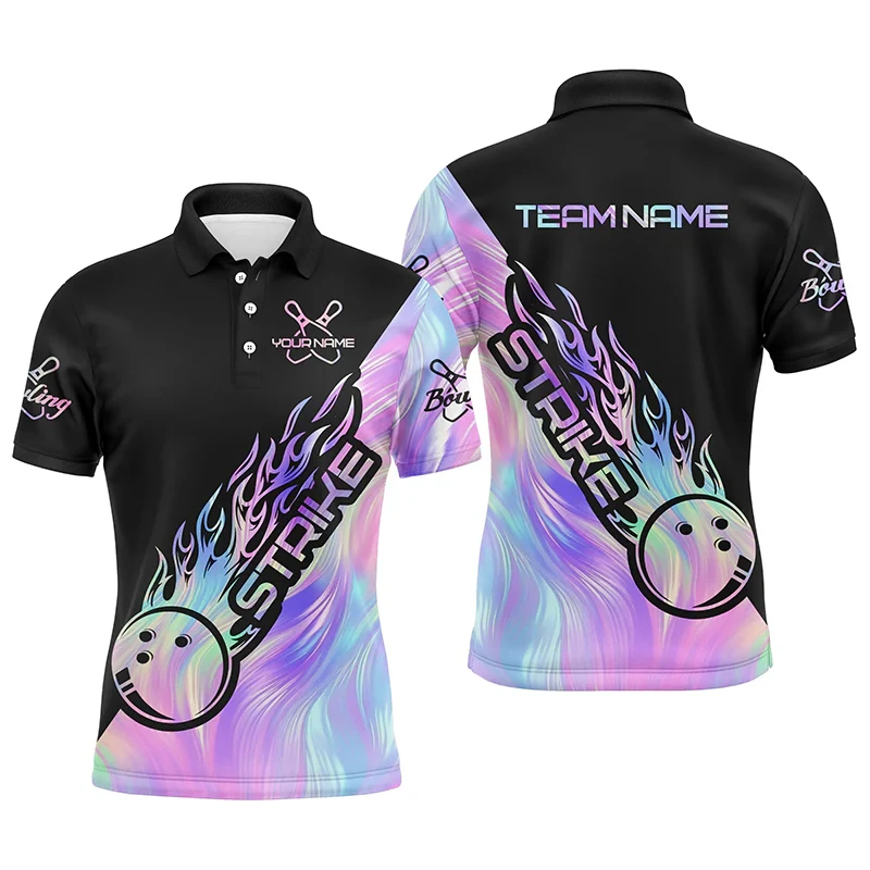 Fashion Bowling Graphic Polo Shirts For Men Trend Summer Custom Name Team Name 3D Printed Team Uniforms Casual Oversized Tees
Fashion Bowling Graphic Polo Shirts For Men Trend Summer Custom Name Team Name 3D Printed Team Uniforms Casual Oversized Tees