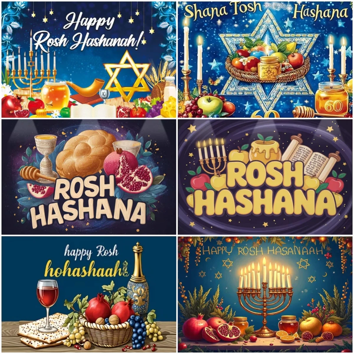 Rosh Hashanah Decorations Backdrop Jewish New Year Party Background Hanukkah Festival Party Honey Bible Candle Photography Props
Rosh Hashanah Decorations Backdrop Jewish New Year Party Background Hanukkah Festival Party Honey Bible Candle Photography Props