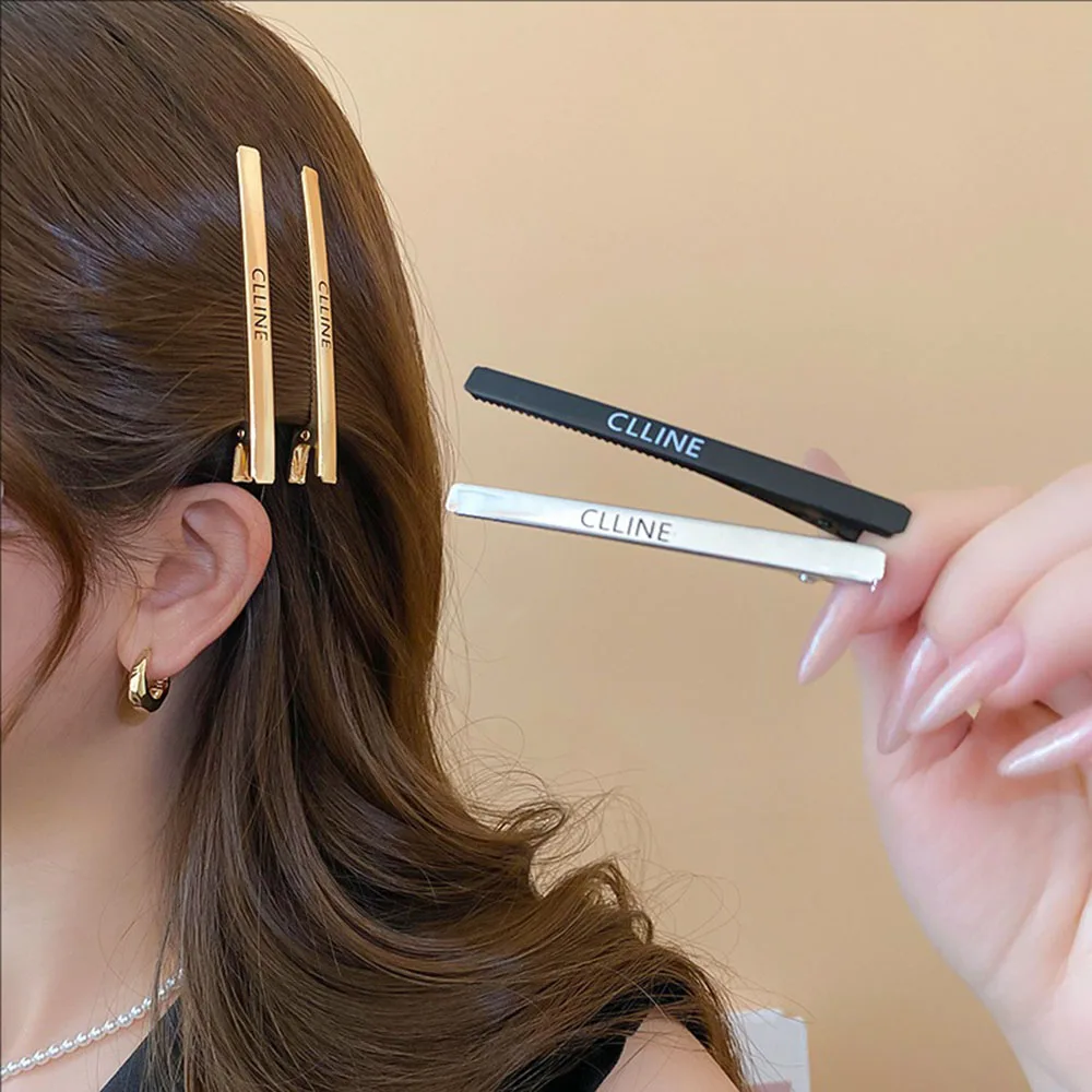 New Long Letter Duckbill Clips Side Bangs Clips Simple Individual And Elegant Hair Accessories For Women
New Long Letter Duckbill Clips Side Bangs Clips Simple Individual And Elegant Hair Accessories For Women