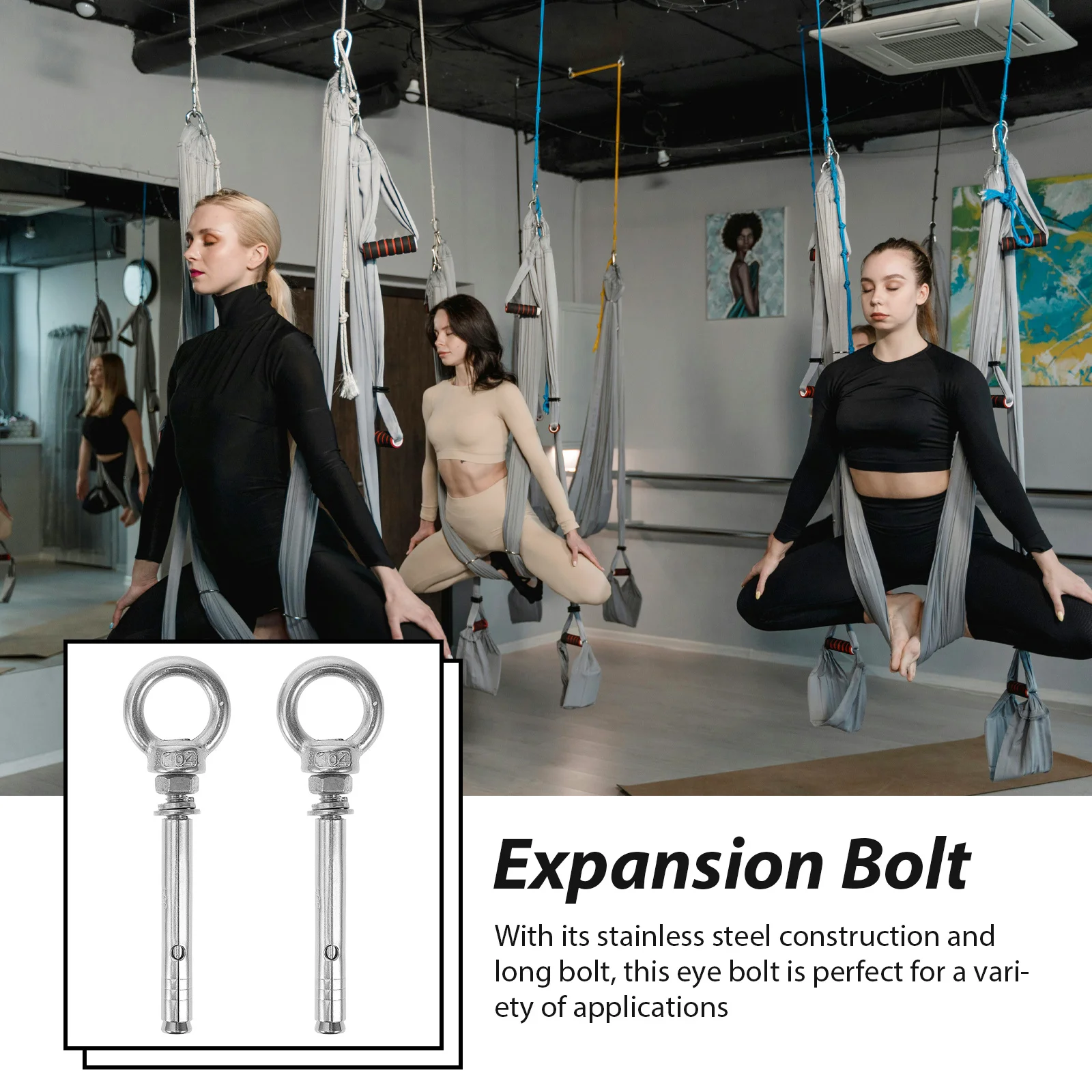 5pcs Stainless Steel Lifting Ring Eye Bolt M6 Heavy Duty Hanger For Hammock Swing Hanging Hardware Compact Bolt
5pcs Stainless Steel Lifting Ring Eye Bolt M6 Heavy Duty Hanger For Hammock Swing Hanging Hardware Compact Bolt