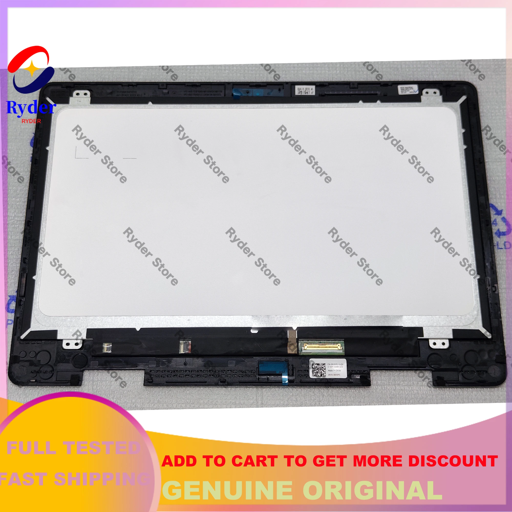 14" For Inspiron 14 5481 5482 5485 5491 LCD Screen 2-in-1 P93G P93G001 WXGA Touch Screen LED Display Assembly H5GW1 0H5GW1
14" For Inspiron 14 5481 5482 5485 5491 LCD Screen 2-in-1 P93G P93G001 WXGA Touch Screen LED Display Assembly H5GW1 0H5GW1