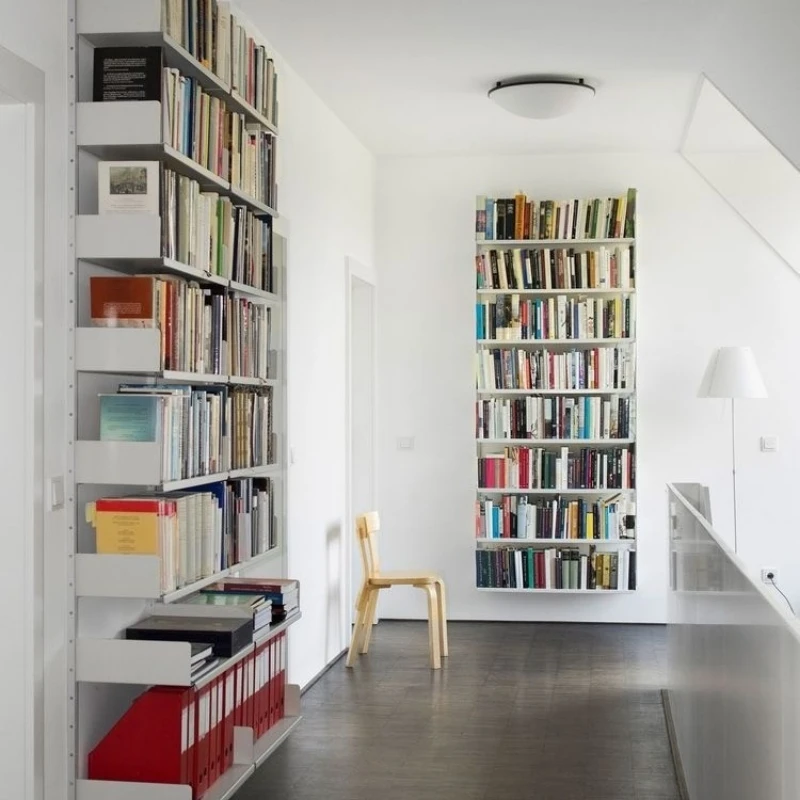 Modern Simple Wall Hanging Track Bookshelf Adjustable Removable Mobile Shelf Metal Storage Rack Display
Modern Simple Wall Hanging Track Bookshelf Adjustable Removable Mobile Shelf Metal Storage Rack Display