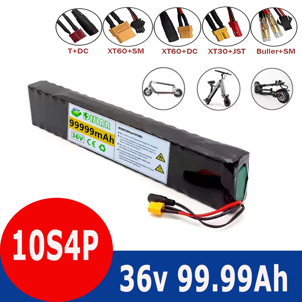 10S4P 36V 99999mAh Electric Scooter Lithium Battery 18650 battery pack 36V 30Ah Electric Scooter Electric Scooter Battery 36v
10S4P 36V 99999mAh Electric Scooter Lithium Battery 18650 battery pack 36V 30Ah Electric Scooter Electric Scooter Battery 36v
