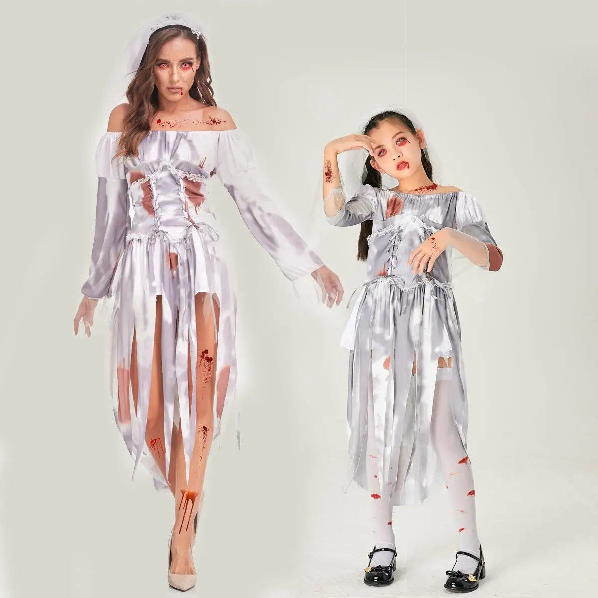 Halloween New Style Horror Ghost Bride Costume Stage Performance Devil Bar Entertainment Women's Traditional Ethnic Wear
Halloween New Style Horror Ghost Bride Costume Stage Performance Devil Bar Entertainment Women's Traditional Ethnic Wear