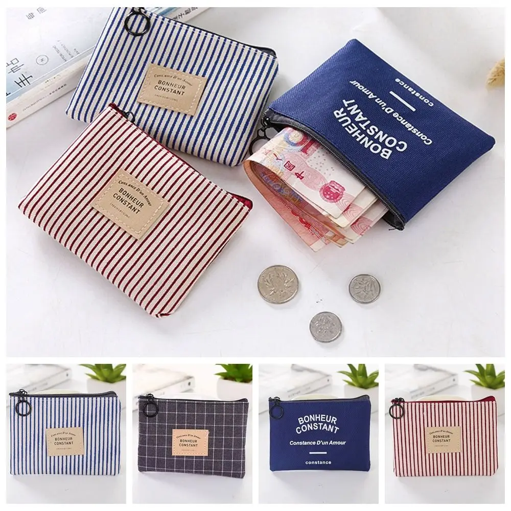 Fashion Square Stripe Print Coin Purse Zipper Small Canvas Letter Wallet Case Coin Pouch Card Holder Kid
Fashion Square Stripe Print Coin Purse Zipper Small Canvas Letter Wallet Case Coin Pouch Card Holder Kid