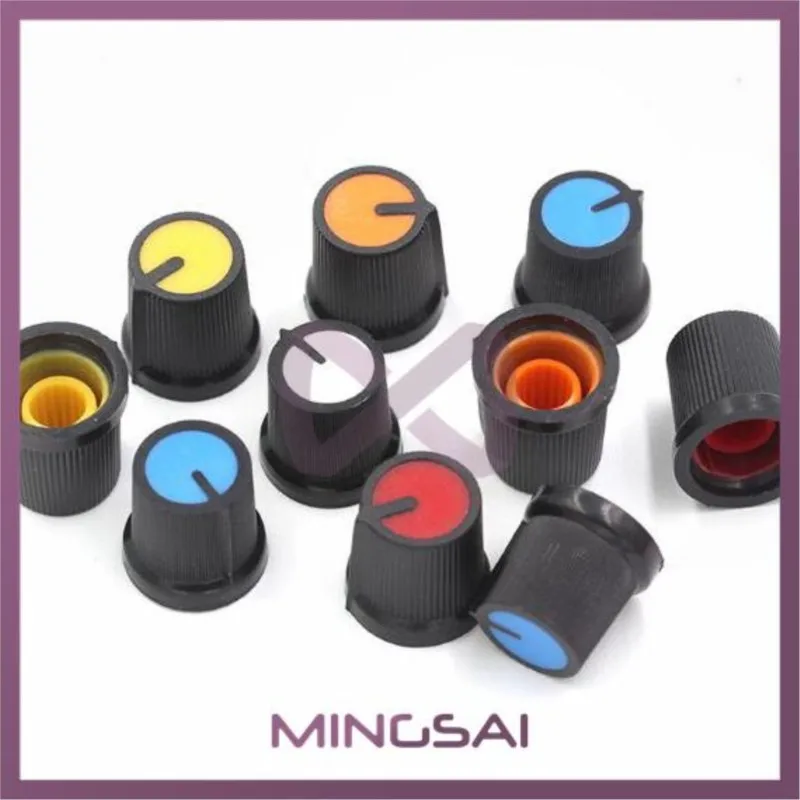 10pcs/lot WH148 AG3 Potentiometer knob Cap AG3 Plastic knob for Diameter 6mm Plum Handle
10pcs/lot WH148 AG3 Potentiometer knob Cap AG3 Plastic knob for Diameter 6mm Plum Handle