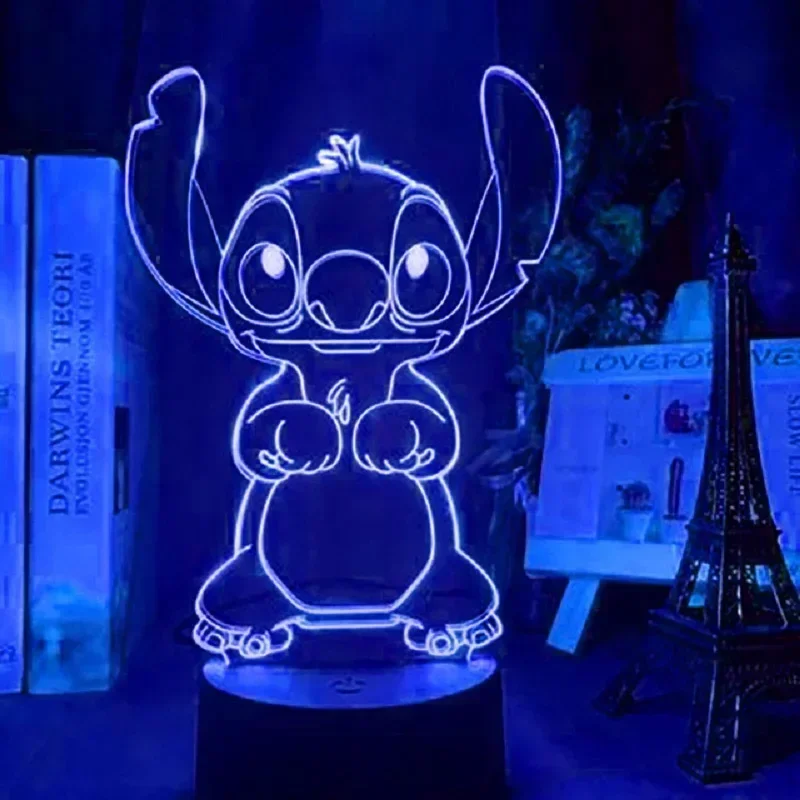 Disney Stitch 3D Lamp Anime LED Night Light Lighting Bedroom Decor Lampara Birthday Gifts Kid Christmas Bedroom Lamp
Disney Stitch 3D Lamp Anime LED Night Light Lighting Bedroom Decor Lampara Birthday Gifts Kid Christmas Bedroom Lamp