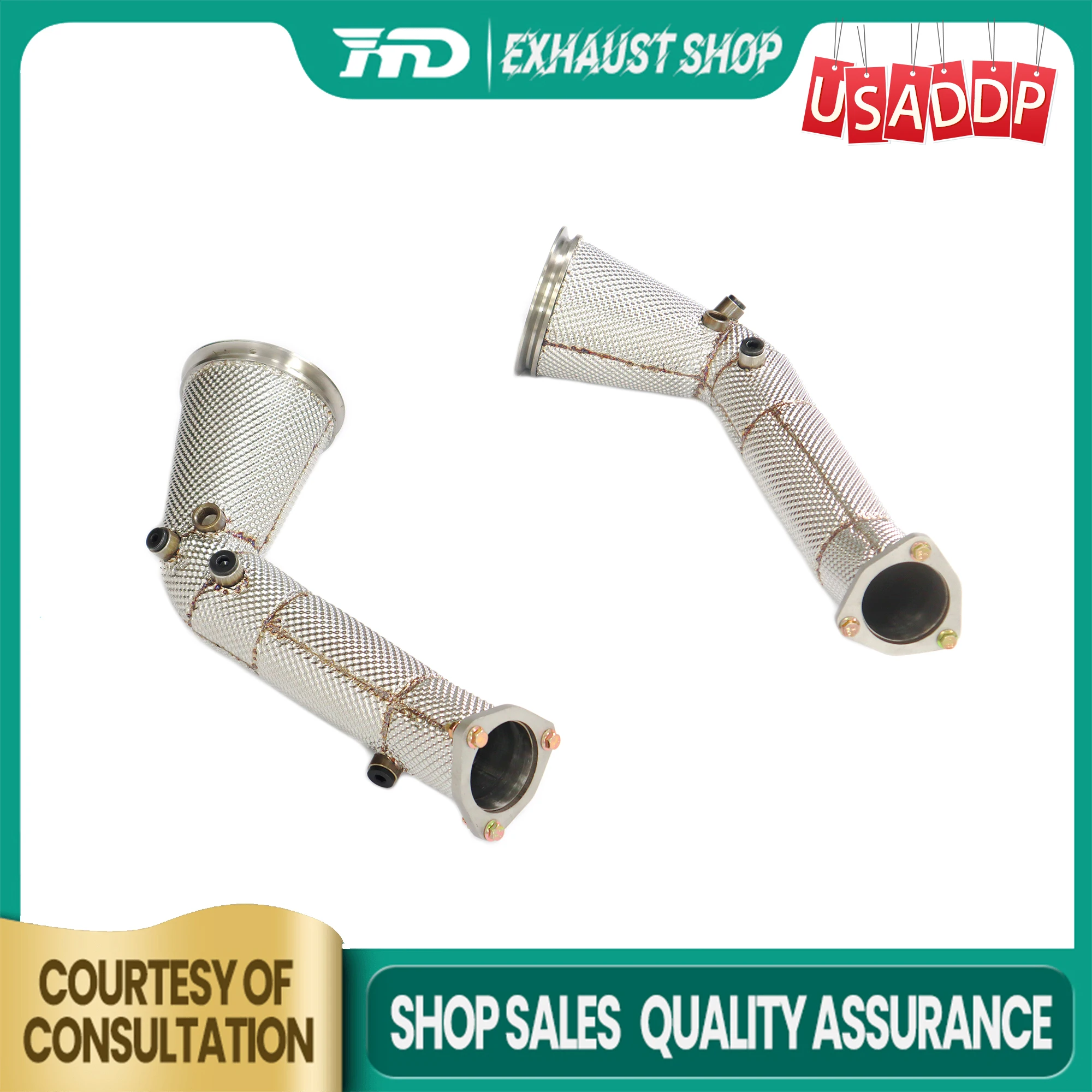 HMD Heat shields for Audi RS6 RS7 C8 Downpipe Exhaust system powerful Non-destructive installation
HMD Heat shields for Audi RS6 RS7 C8 Downpipe Exhaust system powerful Non-destructive installation