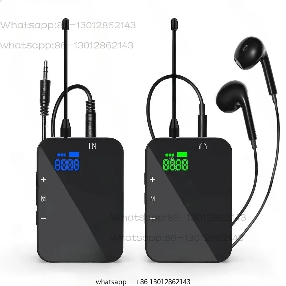Wireless transceiver system earphones rechargeable stage 50M support stereo mono
Wireless transceiver system earphones rechargeable stage 50M support stereo mono