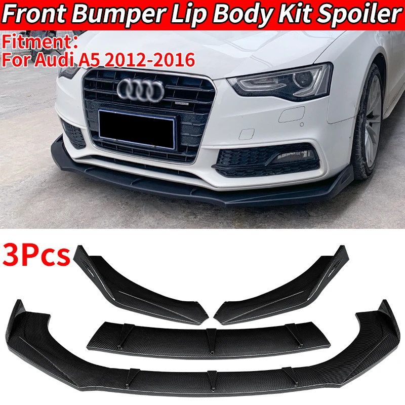 For Audi A5 2012 2014 2015 2016 Car Front Bumper Splitter Lip Body Kit Spoiler Diffuser Deflector New Adjustable Accessories
For Audi A5 2012 2014 2015 2016 Car Front Bumper Splitter Lip Body Kit Spoiler Diffuser Deflector New Adjustable Accessories
