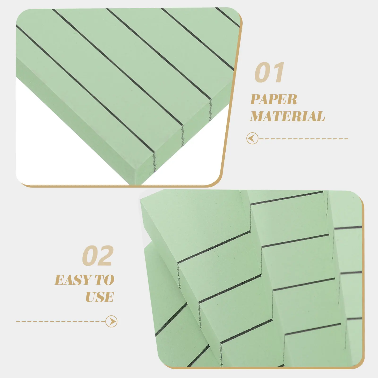 20Pcs Colorful Lined Sticky Memo Pads Thick Paper Portable Writing Paper for Students Office Workers Teachers Schedule Planning
20Pcs Colorful Lined Sticky Memo Pads Thick Paper Portable Writing Paper for Students Office Workers Teachers Schedule Planning