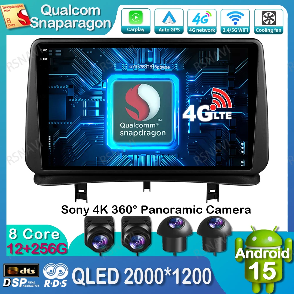 Android 15 Car Radio For Renault Clio 3 2005 2006 2007 2008 2009 2010-2014 GPS Qualcomm Viedo Player BT 4G LTE DSP QLED DVD AUTO 
Android 15 Car Radio For Renault Clio 3 2005 2006 2007 2008 2009 2010-2014 GPS Qualcomm Viedo Player BT 4G LTE DSP QLED DVD AUTO