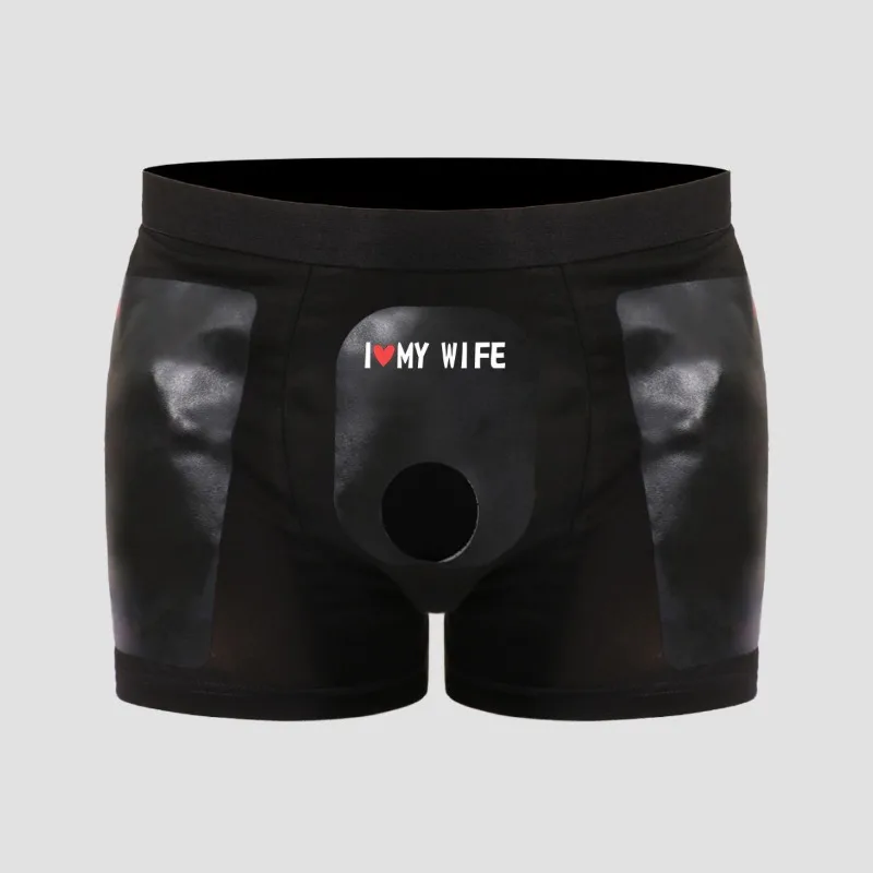Men's Crotchless Boxer Shorts Sexy Open Front Hole Lingerie Panties Novelty Print Trunk Cotton Breathable Mid Waist Underwear
Men's Crotchless Boxer Shorts Sexy Open Front Hole Lingerie Panties Novelty Print Trunk Cotton Breathable Mid Waist Underwear