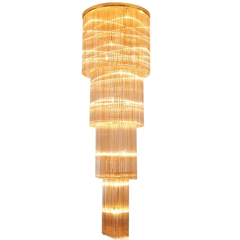 Duplex building crystal lamp ceiling lamp luxury atmosphere hollow living room headlights hotel villa project
Duplex building crystal lamp ceiling lamp luxury atmosphere hollow living room headlights hotel villa project