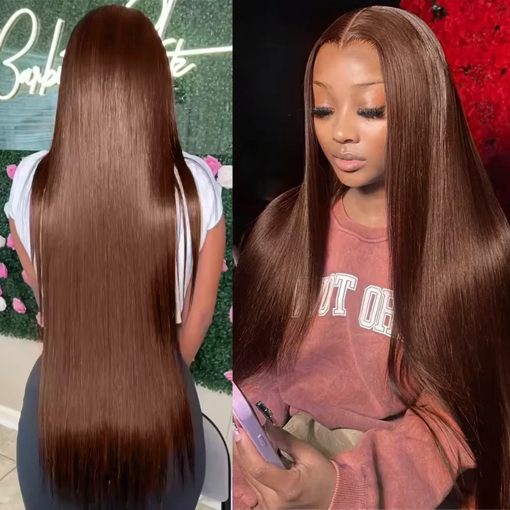 13x6 Chocolate Brown Body Wave Lace Front Wig 18-46 Inches Lace Frontal Wig 100% Human Hair Pre Plucked Colored Human Hair Wigs
13x6 Chocolate Brown Body Wave Lace Front Wig 18-46 Inches Lace Frontal Wig 100% Human Hair Pre Plucked Colored Human Hair Wigs