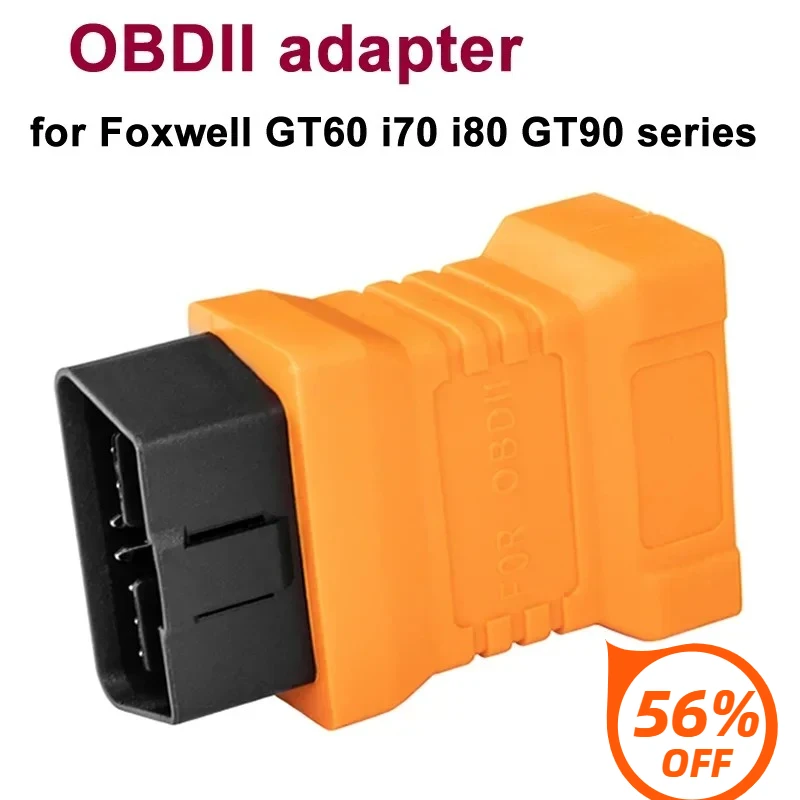 Foxwell OBDII Adapter OBD2 Connector for Foxwell Tablet Diagnosis Such As GT60 I70pro I80max GT90max Universal Diagnostic Tools
Foxwell OBDII Adapter OBD2 Connector for Foxwell Tablet Diagnosis Such As GT60 I70pro I80max GT90max Universal Diagnostic Tools
