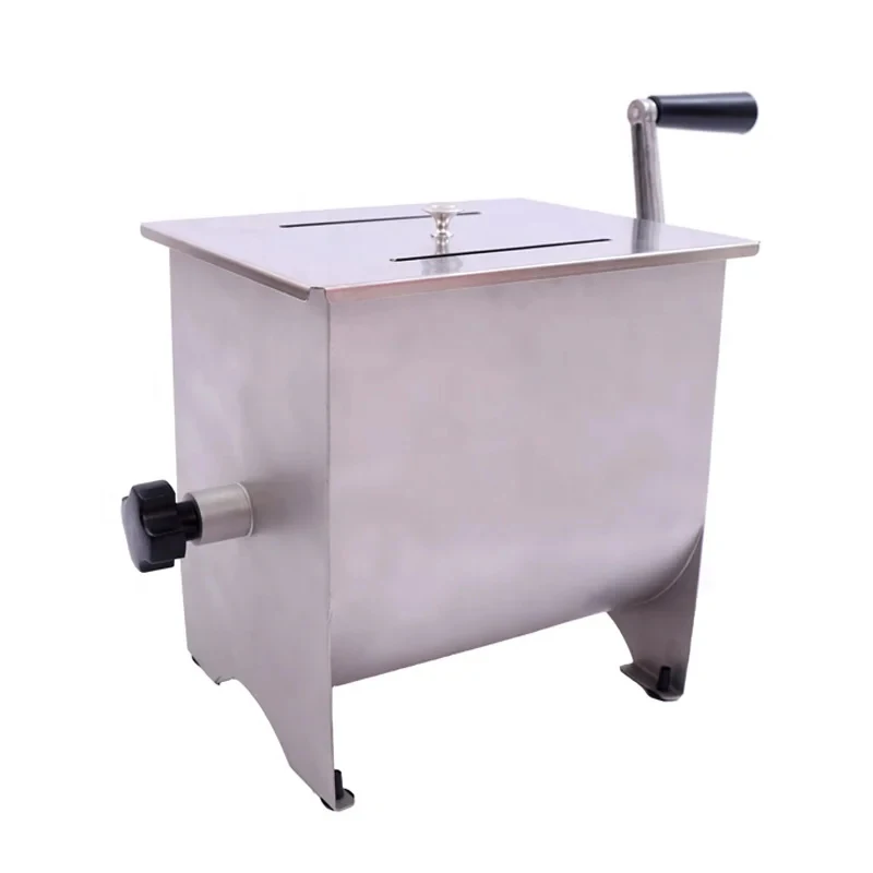 Manual 4.2 Gallon Stainless Steel Sausage Meat Mixer
Manual 4.2 Gallon Stainless Steel Sausage Meat Mixer