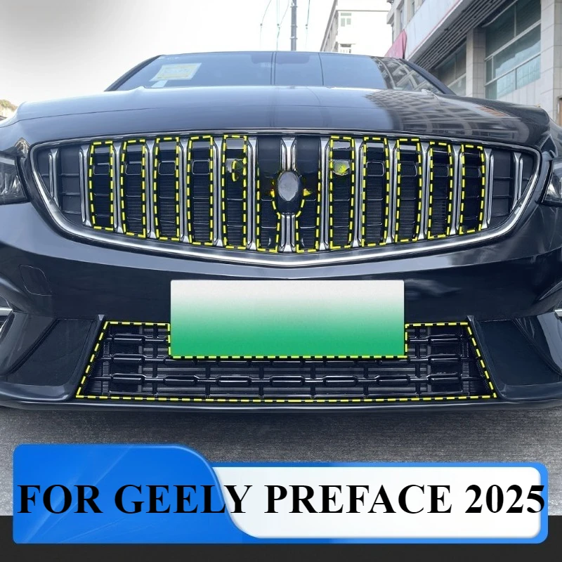 FOR GEELY PREFACE 2025 Car styling accessories protective net Front Grille Front Decorative Racing Grills insect screen
FOR GEELY PREFACE 2025 Car styling accessories protective net Front Grille Front Decorative Racing Grills insect screen