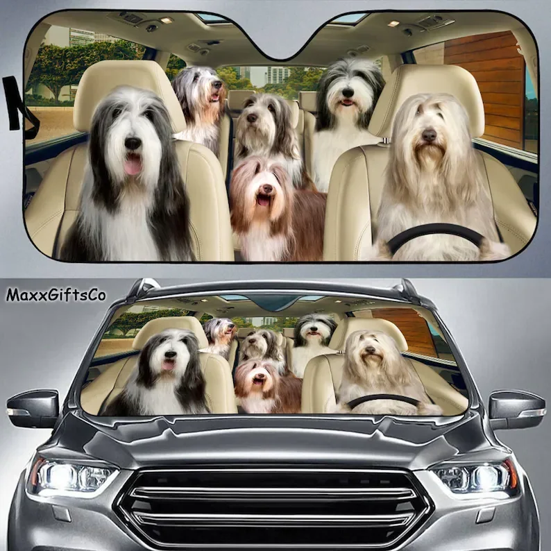 Автомобильный солнцезащитный козырек Bearded Collie для собак, автомобильные аксессуары, украшение для автомобиля, подарок для любимых собак
Автомобильный солнцезащитный козырек Bearded Collie для собак, автомобильные аксессуары, украшение для автомобиля, подарок для любимых собак