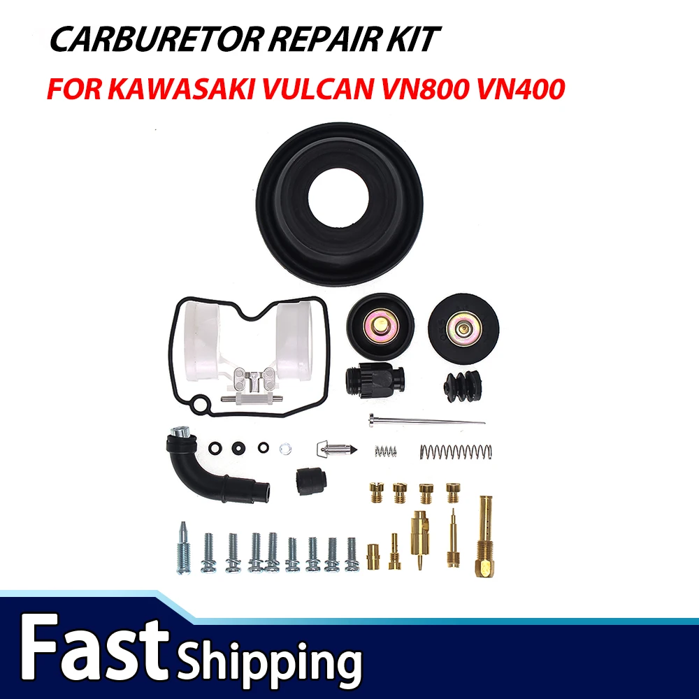 For Kawasaki Vulcan Vn800 vn400 Motorcycle Carburetor Rebuild Repair kit
For Kawasaki Vulcan Vn800 vn400 Motorcycle Carburetor Rebuild Repair kit