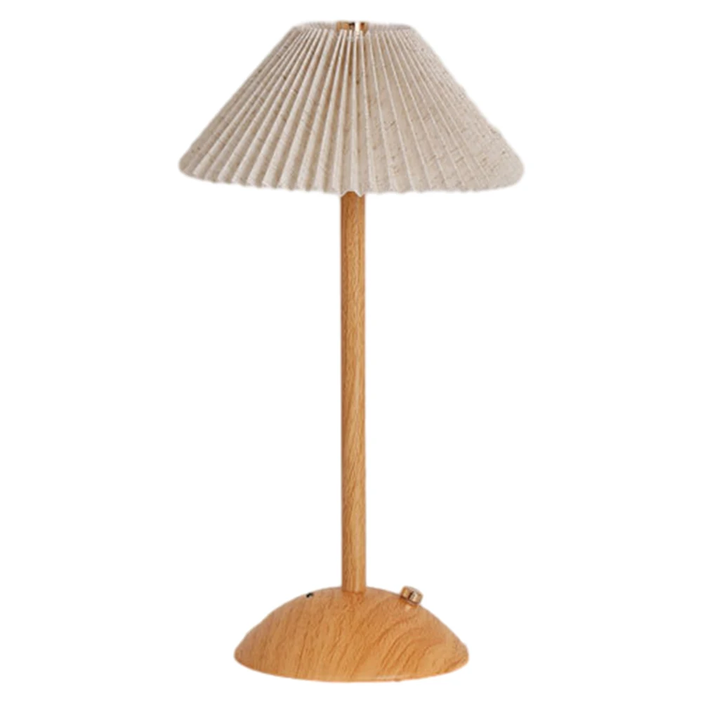 Small Table Lamp Fabric Shade Portable LED Desk Lamp Wood Base Desk Reading Lamp Rechargeable for Restaurant Bedroom Coffee Shop
Small Table Lamp Fabric Shade Portable LED Desk Lamp Wood Base Desk Reading Lamp Rechargeable for Restaurant Bedroom Coffee Shop