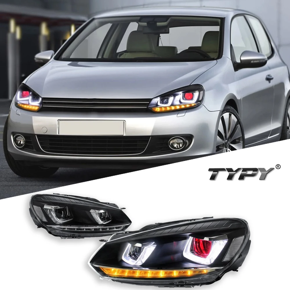 Car light For VW Golf 6 MK6 Headlights 2010-2014 Upgrade Modified to New DRL Dynamic Turn Signal LED Headlight Auto Accessories
Car light For VW Golf 6 MK6 Headlights 2010-2014 Upgrade Modified to New DRL Dynamic Turn Signal LED Headlight Auto Accessories