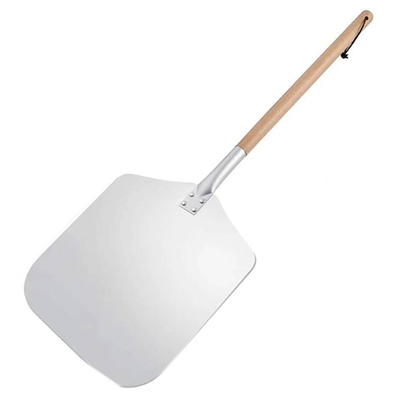 Square Pizza Peel Aluminum Pizza Pusher with Wooden Handle Bread Pusher the Pizza Base - Pizza Lifter Bread Pusher
Square Pizza Peel Aluminum Pizza Pusher with Wooden Handle Bread Pusher the Pizza Base - Pizza Lifter Bread Pusher
