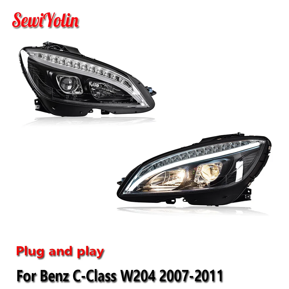 Car LED Headlight Light Assemblies For Benz C-Class W204 2007-2011 Auto Fog DRL Brake Turn Signal Lamp Plug and Play
Car LED Headlight Light Assemblies For Benz C-Class W204 2007-2011 Auto Fog DRL Brake Turn Signal Lamp Plug and Play
