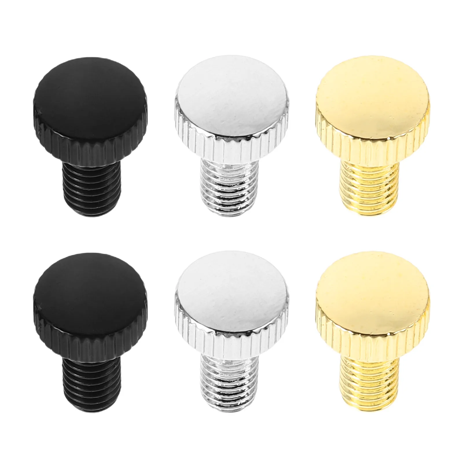 6 Pcs Electric Guitar Bridge Screws Golden Silver Black Locking Nut Tremolo Stabilizer Suitable for Practice Performance
6 Pcs Electric Guitar Bridge Screws Golden Silver Black Locking Nut Tremolo Stabilizer Suitable for Practice Performance