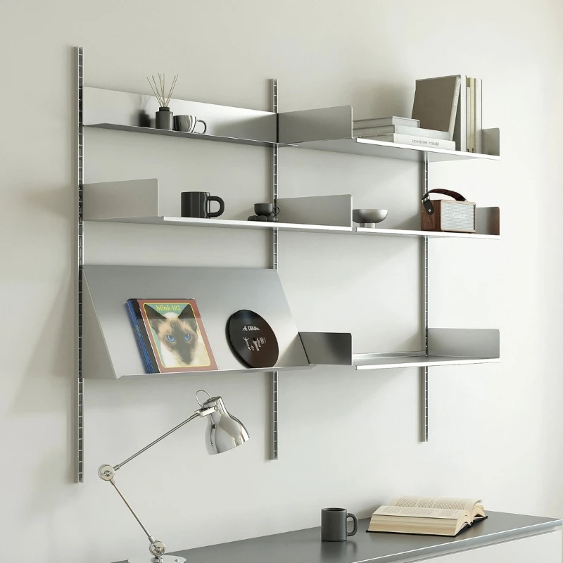 Simple wall rack, aluminum wall-mounted multi-layer storage display rack
Simple wall rack, aluminum wall-mounted multi-layer storage display rack