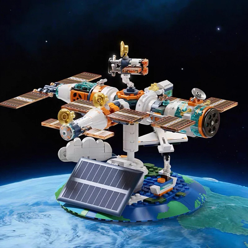 A solar-powered space station that is instantly captivating, exploring the vast sky, and suitable as a gift for a friend.
A solar-powered space station that is instantly captivating, exploring the vast sky, and suitable as a gift for a friend.