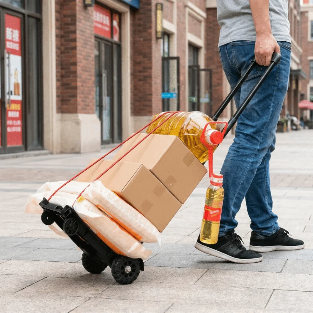 2/4 Wheel Folding Hand Truck Labor-Saving Strong Load-Bearing Luggage Cart Movable Retractable Trolley Truck Outdoor Travel
2/4 Wheel Folding Hand Truck Labor-Saving Strong Load-Bearing Luggage Cart Movable Retractable Trolley Truck Outdoor Travel