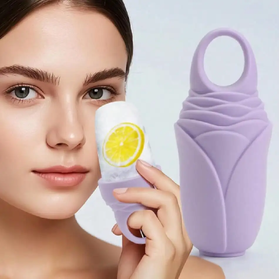 3 Pcs Facial Ice Roller Silicone Mold Reusable For Face Women And Eye Neck Cold Skin Care Tools Freezer De Puff Eye Bags Reduce Migraine Pain Pink 2 + Purple ,23496882
3 Pcs Facial Ice Roller Silicone Mold Reusable For Face Women And Eye Neck Cold Skin Care Tools Freezer De Puff Eye Bags Reduce Migraine Pain Pink 2 + Purple ,23496882