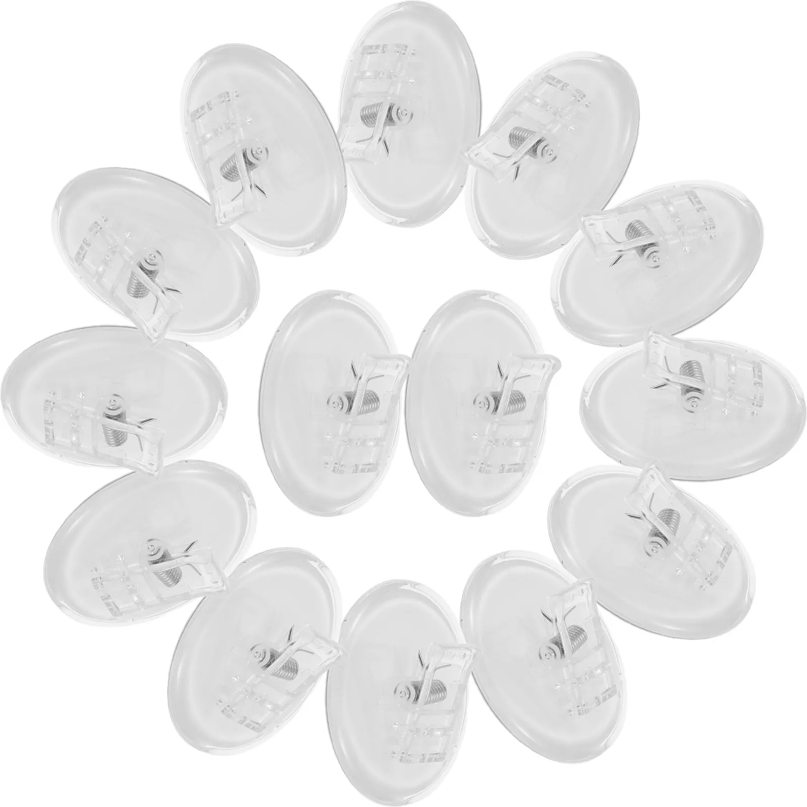 15Pcs Transparent Shower Curtain Clips Self Adhesive Clear Plastic Holders for Bathtub Liners Windproof Splash Guard No Drilling
15Pcs Transparent Shower Curtain Clips Self Adhesive Clear Plastic Holders for Bathtub Liners Windproof Splash Guard No Drilling