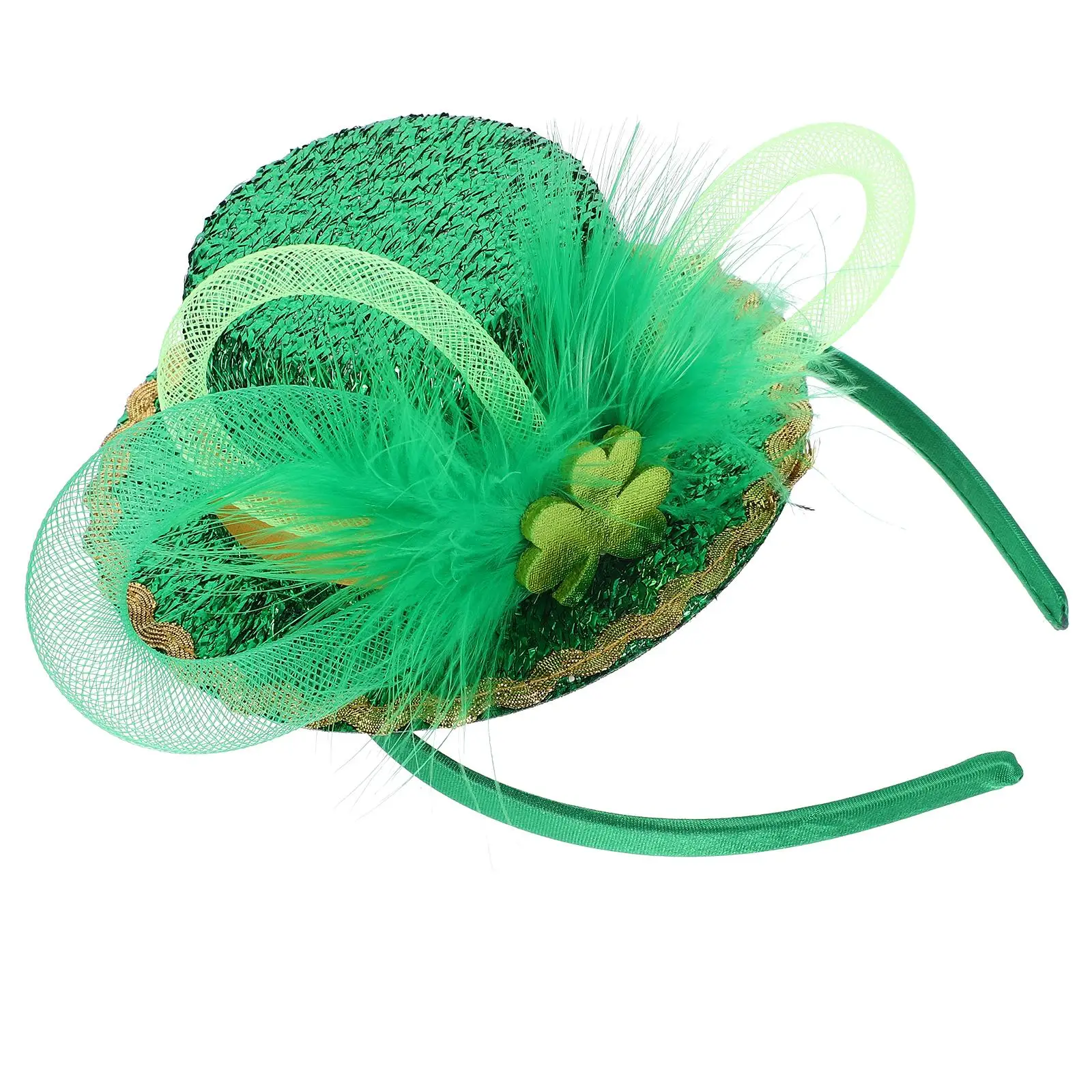 Green Shamrock Headband Network Hat Hair Accessory Patricks Day Women Party Festival Top Hat Girls Accessories
Green Shamrock Headband Network Hat Hair Accessory Patricks Day Women Party Festival Top Hat Girls Accessories