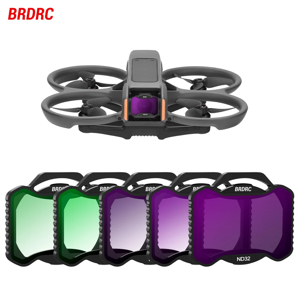 BRDRC Lens Filter For DJI Avata 2 Accessories CPL UV ND8 ND16 ND32 ND64 Filters Set Aluminium Frame Camera Protector Filter
BRDRC Lens Filter For DJI Avata 2 Accessories CPL UV ND8 ND16 ND32 ND64 Filters Set Aluminium Frame Camera Protector Filter