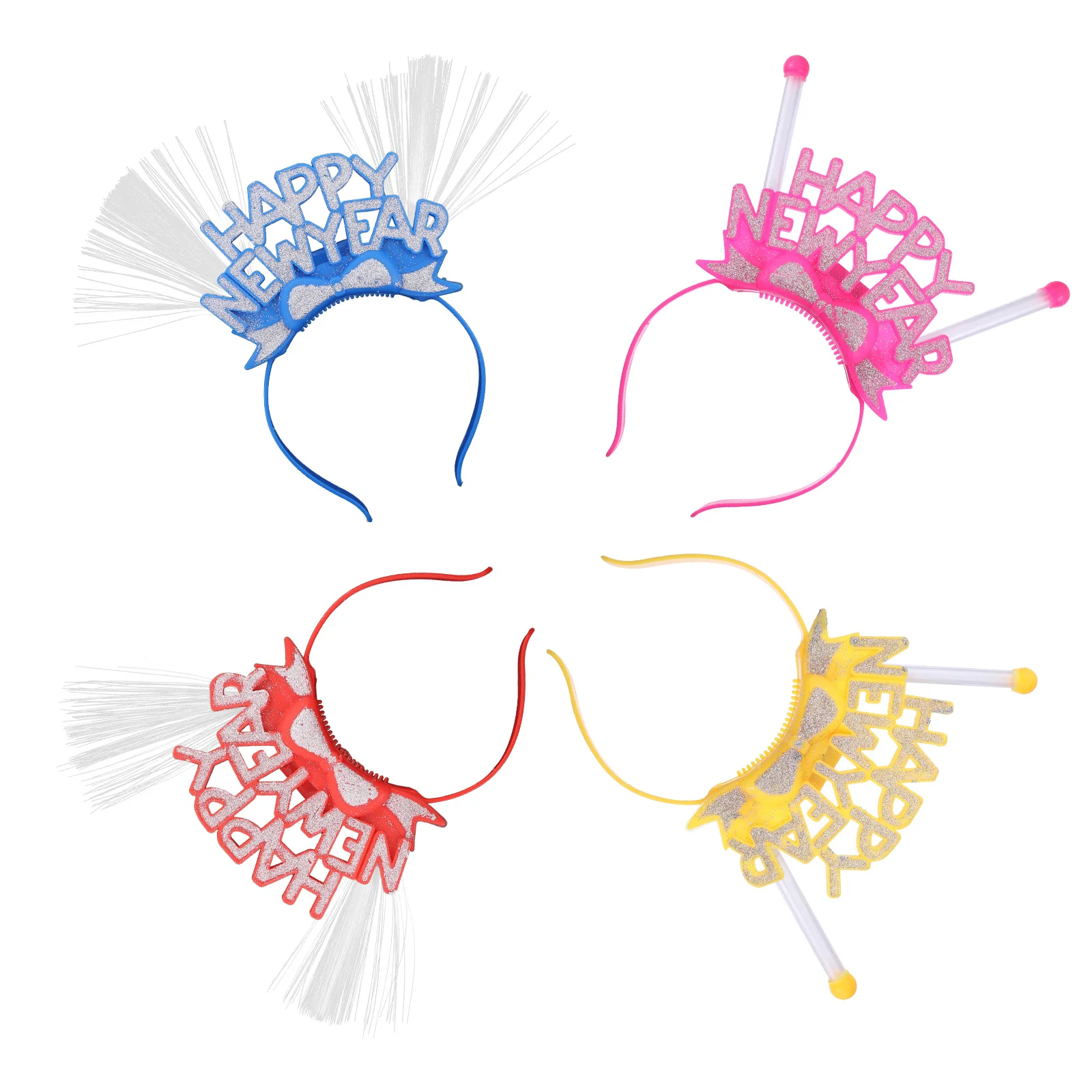 4Pcs Party Hair Hoop Luminous Headband New Year LED Flashing Festival Accessories Hair Hoop New Year Headpiece
4Pcs Party Hair Hoop Luminous Headband New Year LED Flashing Festival Accessories Hair Hoop New Year Headpiece