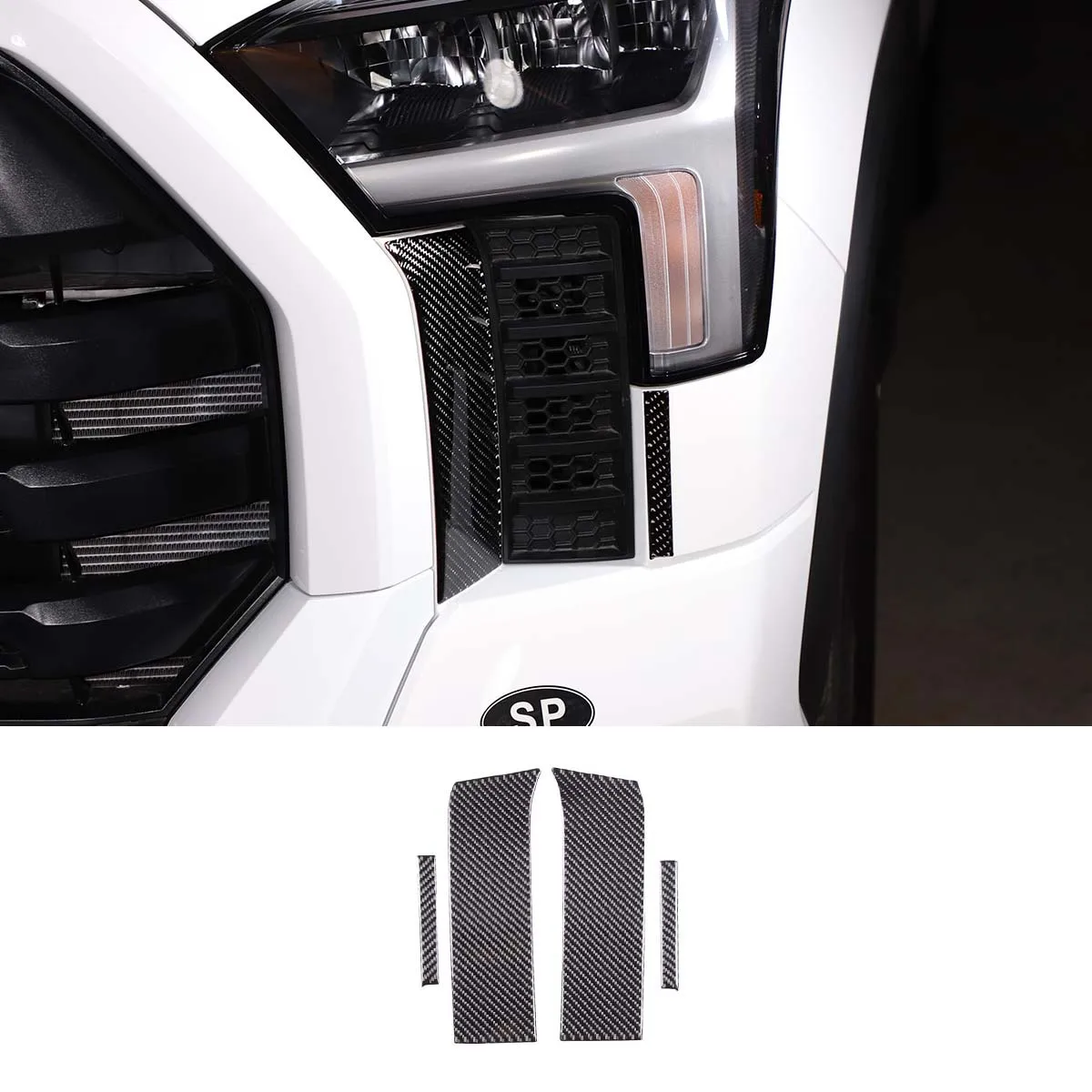 headlights under the grid sticker For 22-23 Toyota Tundra real carbon fiber soft car supplies
headlights under the grid sticker For 22-23 Toyota Tundra real carbon fiber soft car supplies