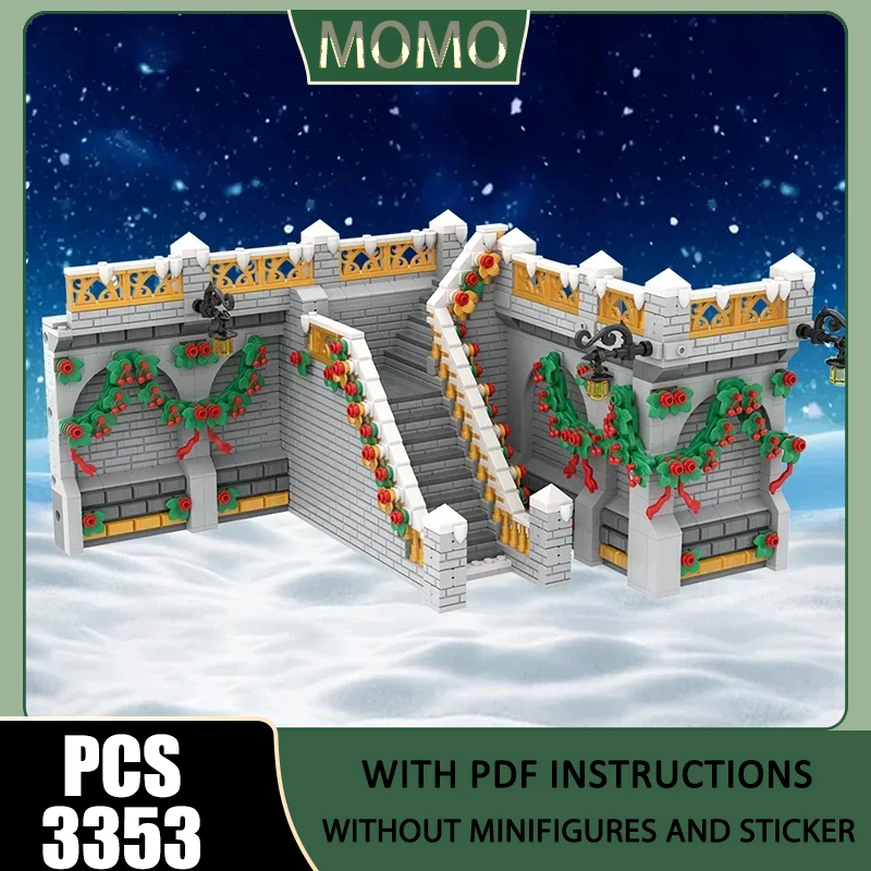 Castle Model Moc Building Blocks Winter Village Wall and Stairs Model Technology Bricks Assembly Holiday Construstion Toy Gifts
Castle Model Moc Building Blocks Winter Village Wall and Stairs Model Technology Bricks Assembly Holiday Construstion Toy Gifts