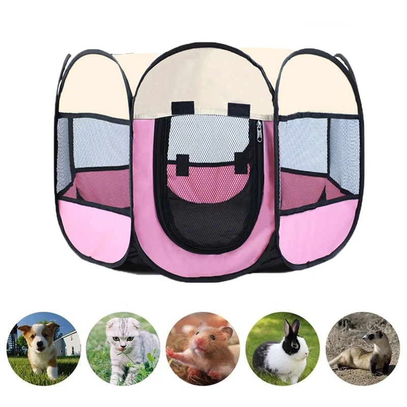 Portable Foldable Dog Cage Pet Tent Houses Playpen Puppy Kennel Cat House Octagon Fence Outdoor For Small Large Dogs Cats Crate
Portable Foldable Dog Cage Pet Tent Houses Playpen Puppy Kennel Cat House Octagon Fence Outdoor For Small Large Dogs Cats Crate