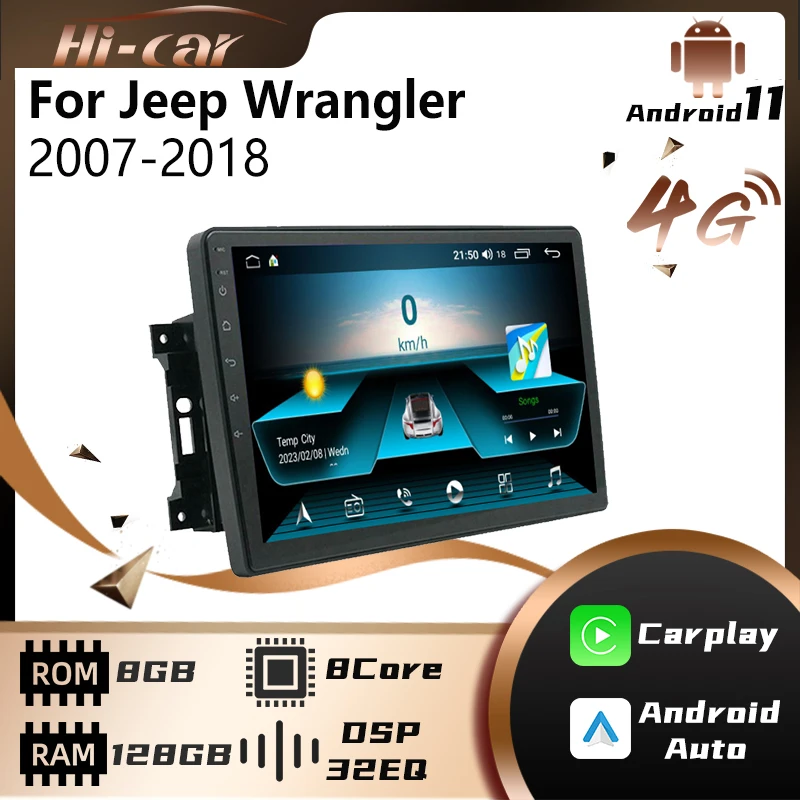 2 Din Carplay Car Multimedia Player for Jeep Wrangler 2007-2018 Radio Android Car Stereo GPS Navigation Autoradio Head Unit Auto
2 Din Carplay Car Multimedia Player for Jeep Wrangler 2007-2018 Radio Android Car Stereo GPS Navigation Autoradio Head Unit Auto